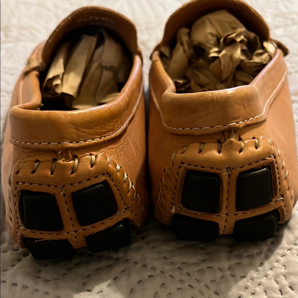 Mercanti Fiorentini Brown Penny Loafers Timeless Flats - Picture 6 of 9